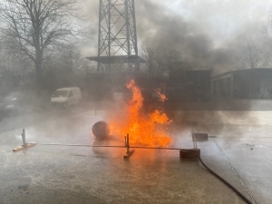 AQUASYS in the Australian outback: Fire tests to protect an aircraft hangar